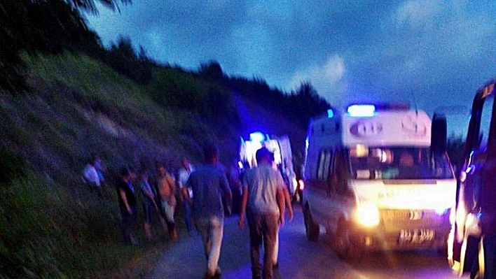 Ticari araç ile otomobil kafa kafaya çarpıştı: 1 ölü, 7 yaralı