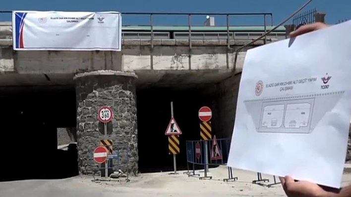 Tren Garı altgeçidi yenileniyor
