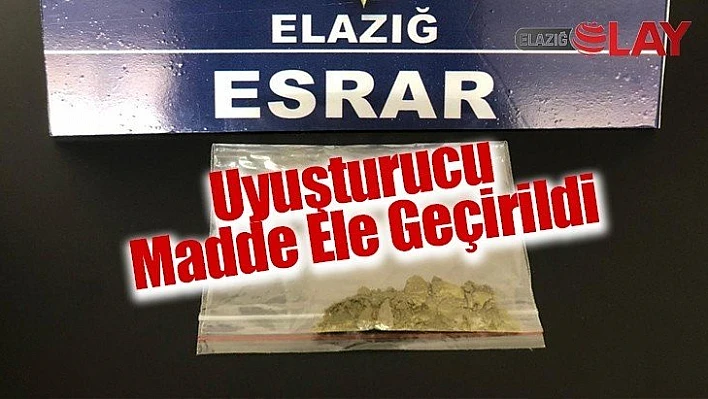 Uyuşturucu Madde Ele Geçirildi