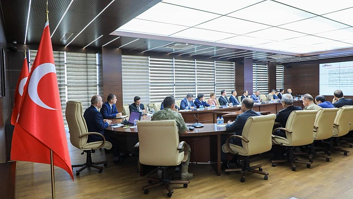 Vali Hatipoğlu Başkanlığında il güvenlik ve asayiş koordinasyon toplantısı gerçekleşti