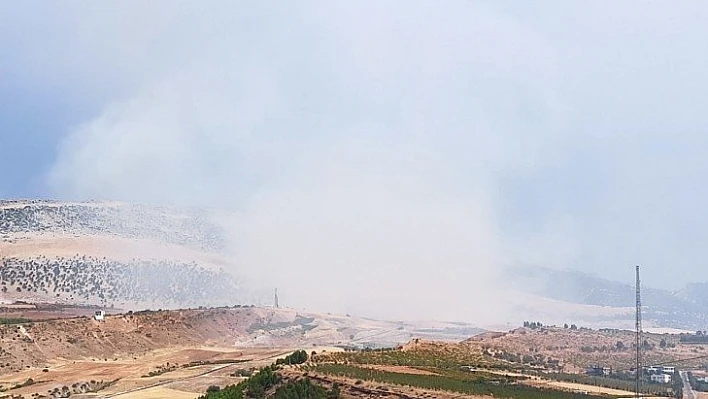 Adıyaman'da yıldırım düşmesi yangına neden oldu