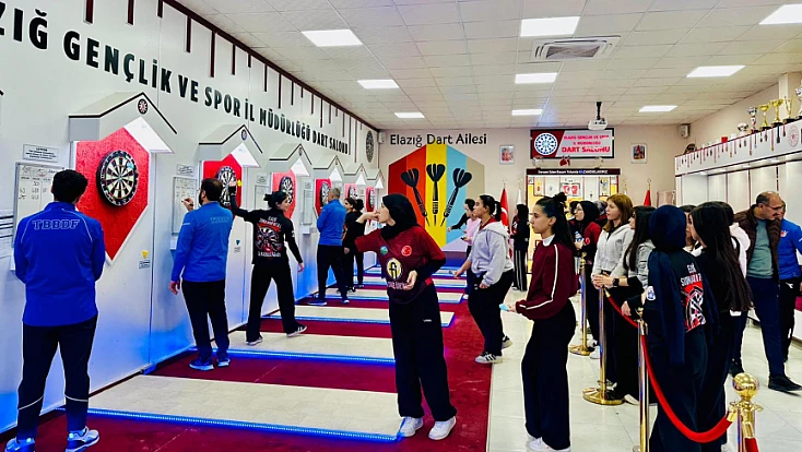 30 okulun katıldığı dart müsabakaları sona erdi