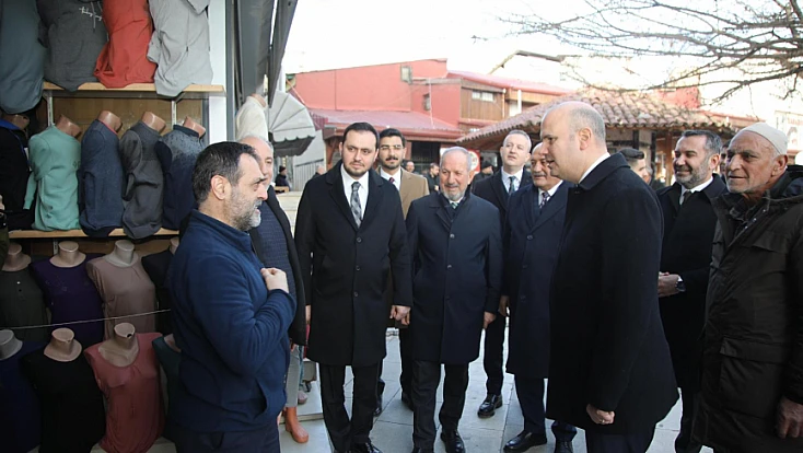Genel Başkan Yardımcısı İleri ile Başkan Şerifoğulları’ndan esnaf ziyareti