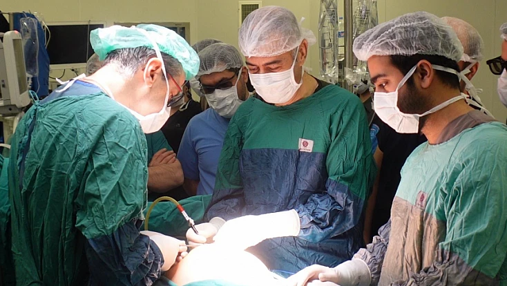 Laparoskopik cerrahi kursu düzenlendi