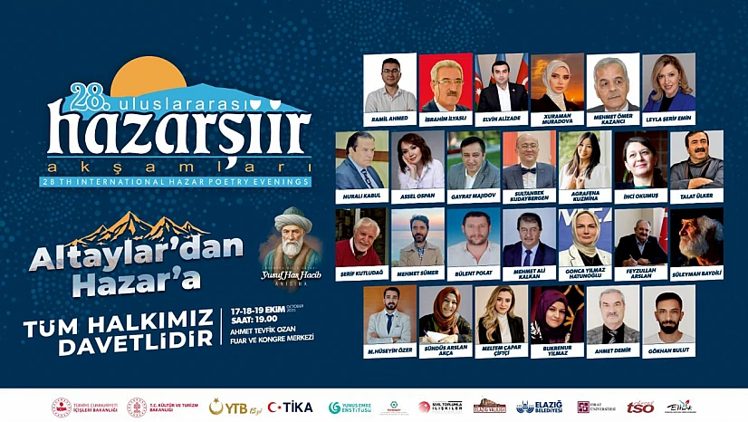 '28. Uluslararası Hazar Şiir Akşamları' başlıyor