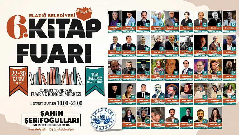 6. Kitap Fuarı'nda şair ve yazarlar vatandaşlarla buluşacak