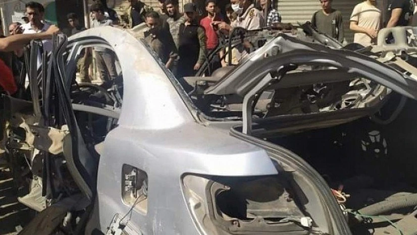 Afrin'de bomba yüklü araç patladı