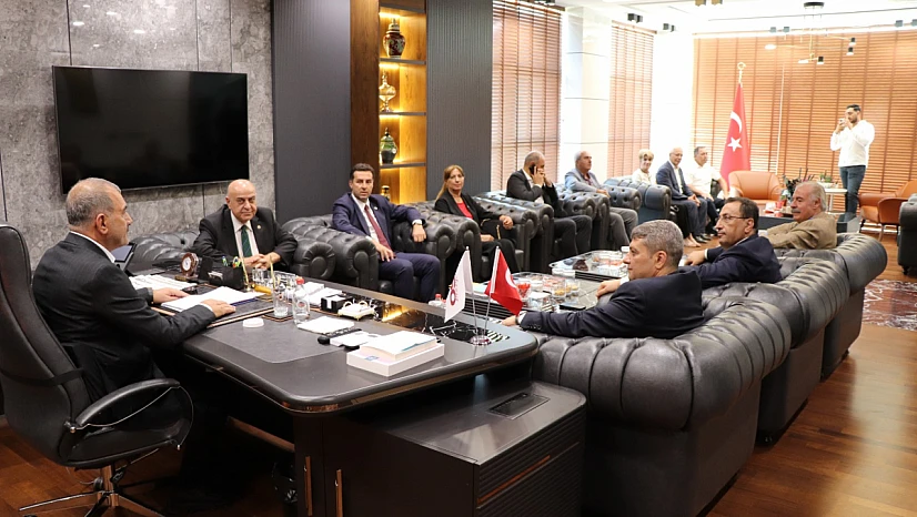 İYİ Parti heyetinden Başkan Alan'a ziyaret