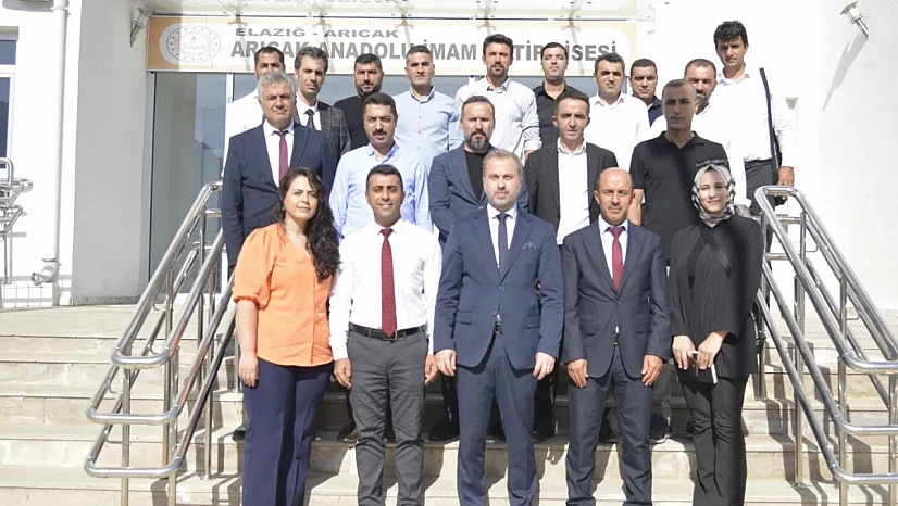 Müdür Şahin, Alacakaya ve Arıcak'ta eğitim çalışmalarını inceledi