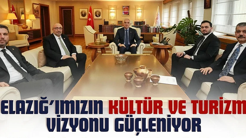 AK Parti Elazığ heyeti, Kültür ve Turizm Bakanı Ersoy ile görüştü