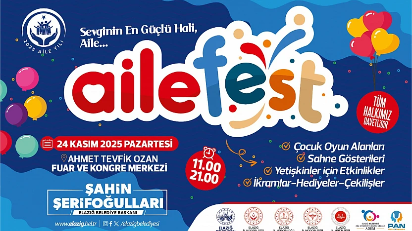Elazığ Belediyesi'nden 'Aile Festivali'