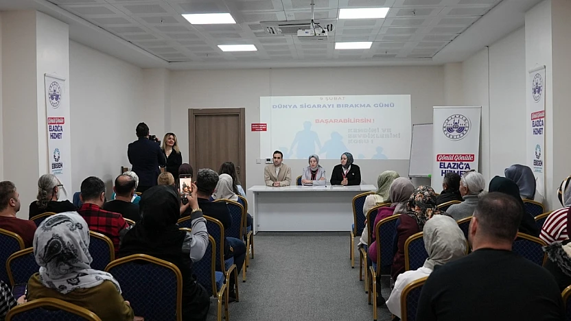 Elazığ Belediyesi'nden Dünya Sigarayı Bırakma Günü'nde farkındalık programı