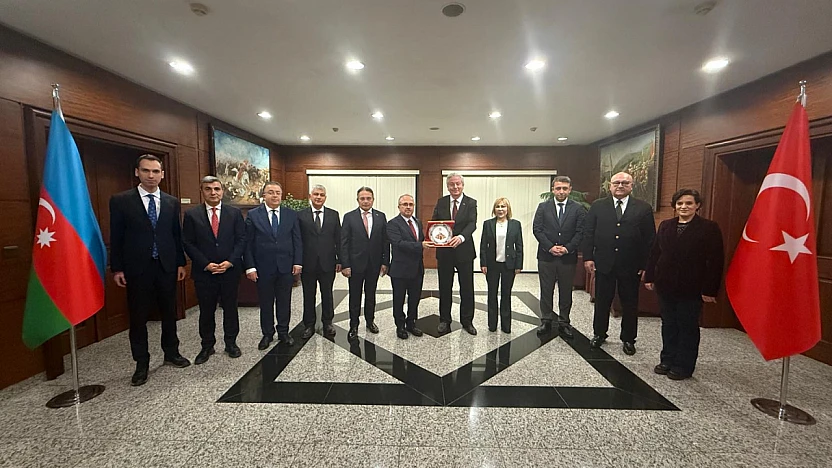Elazığ heyetinden Azerbaycan Büyükelçiliğine ziyaret