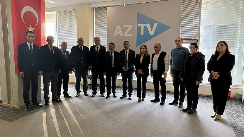 Elazığ heyetinden Bakü'de AZTV'ye ziyaret