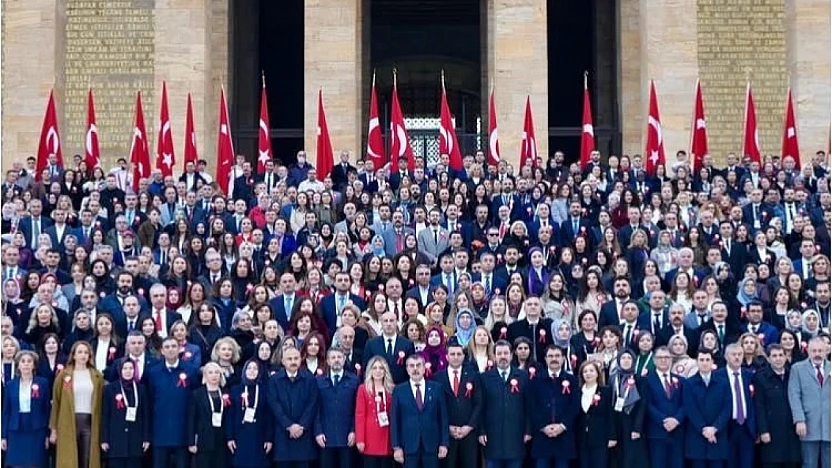 Elazığ'ı temsil eden öğretmenler, Ankara'daki programa katıldı