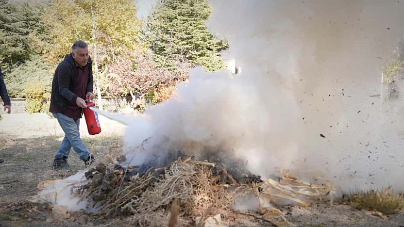 Elazığ İtfaiyesinden özel bireylere eğitim