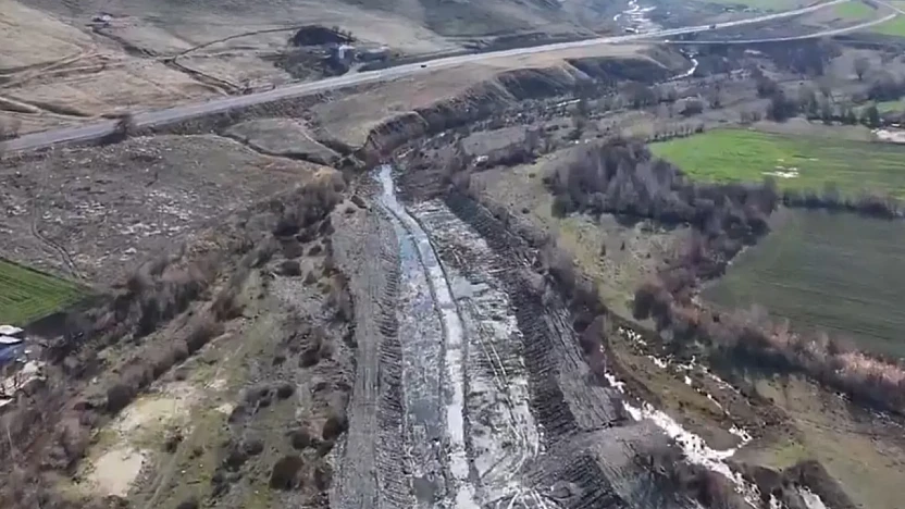 Karakoçan Kuşçu Deresi'nde ıslah çalışmaları tamamlandı