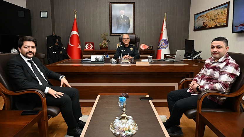 Türk Büro-Sen'den İl Emniyet Müdürü Karayel'e ziyaret