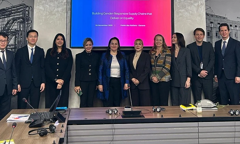 Açık, BM Forumu'nda kadın odaklı tedarik zincirlerini anlattı