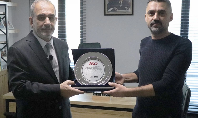 Başkan Alan'dan Aydın Ersöz'e ziyaret