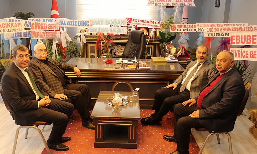 Başkan Alan'dan esnaf odalarına hayırlı olsun ziyareti