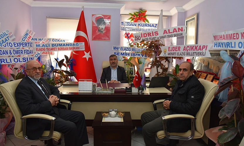 Başkan Dumandağ Kovancılar ve Karakoçan'da temaslarda bulundu