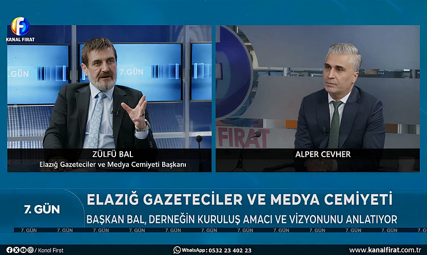 EGMC Başkanı Bal: Elazığ basınının sorunlarını görmezden gelmiyoruz