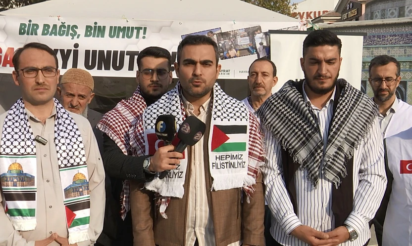 EL AKSA Platformu'nun Gazze nöbeti devam ediyor