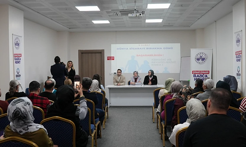 Elazığ Belediyesi'nden Dünya Sigarayı Bırakma Günü'nde farkındalık programı