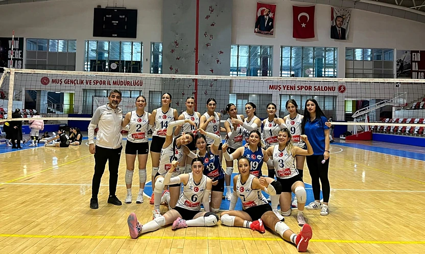 Elazığ Belediyespor Kadın Voleybol Takımı, Muş deplasmanından galibiyetle ayrıldı