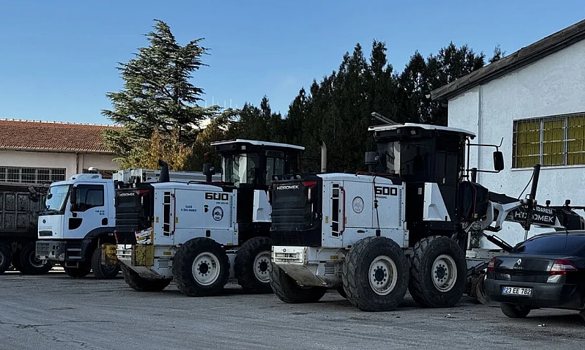 Elazığ'da ekipler kış mesaisine hazır