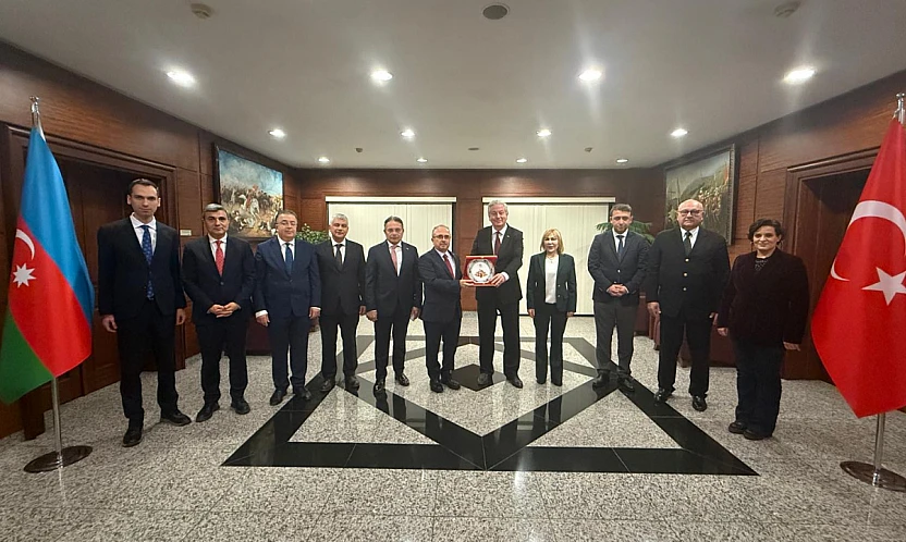 Elazığ heyetinden Azerbaycan Büyükelçiliğine ziyaret