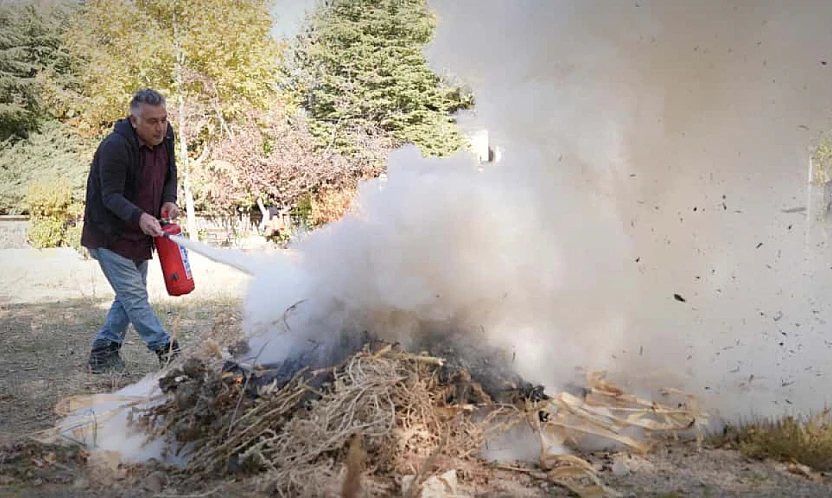 Elazığ İtfaiyesinden özel bireylere eğitim