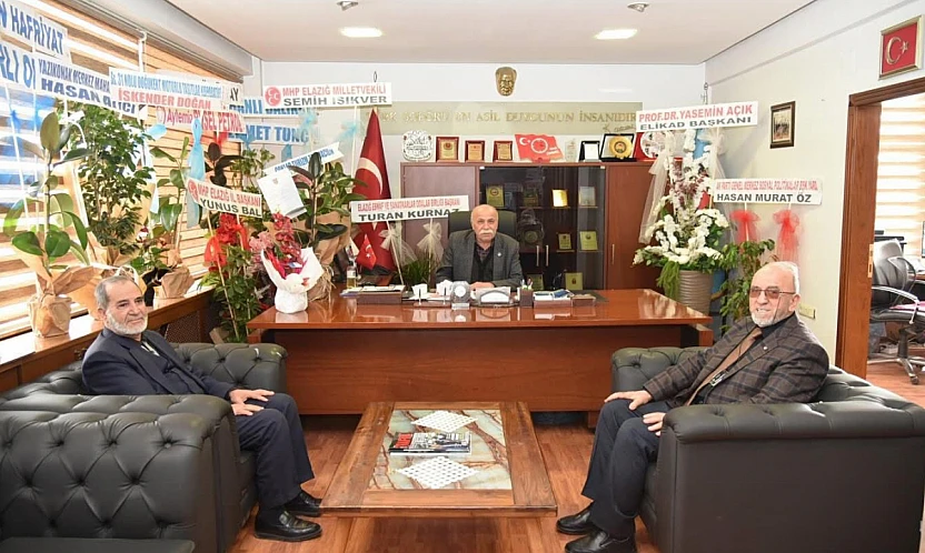 Elazığ Ticaret Borsası'ndan esnaf odalarına hayırlı olsun ziyareti