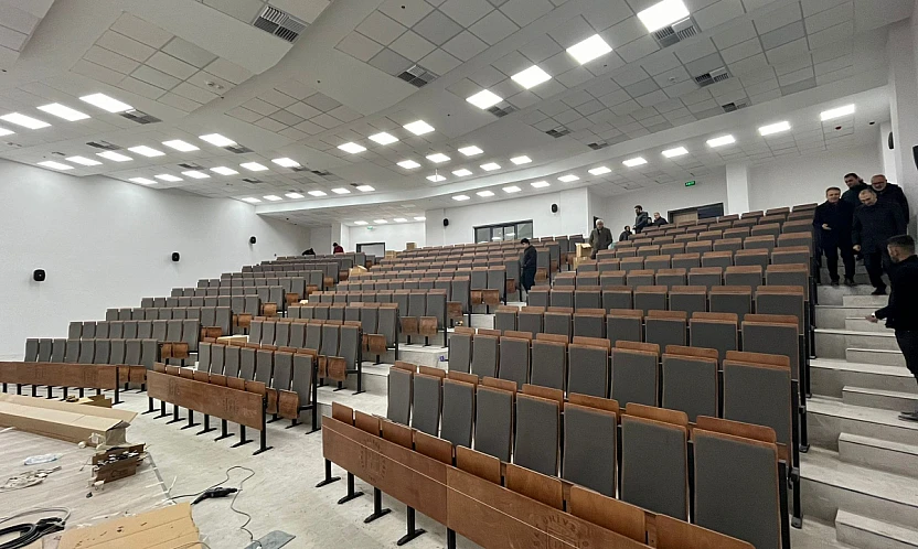Fırat Üniversitesi Merkezi Amfi İnşaatında sona gelindi
