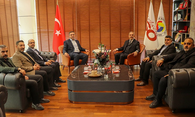 Hüda Par heyetinden Başkan Alan'a ziyaret