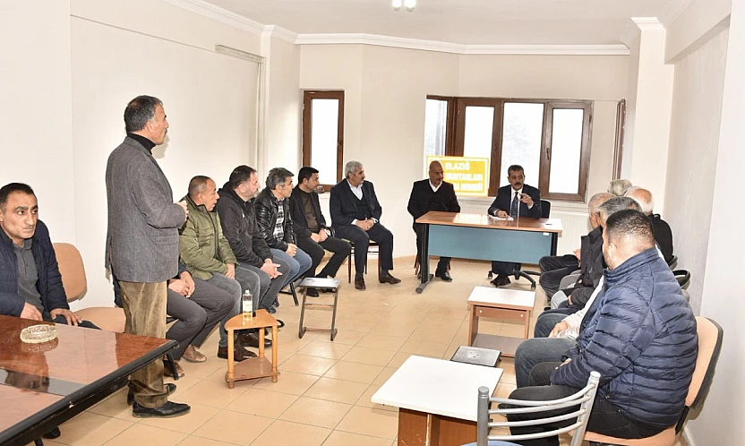 Milletvekili Keleş'ten Elazığ Merkez Köy Muhtarları Dayanışma Derneği'ne ziyaret