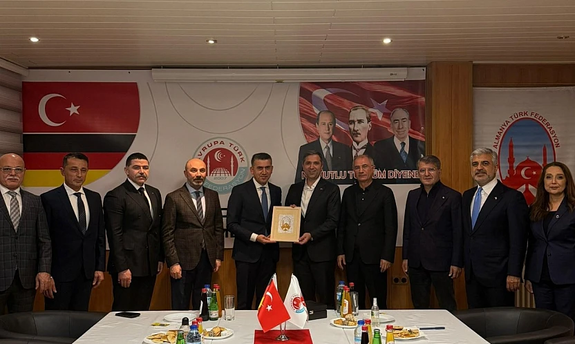 MKYK Üyesi Ömer Serdar'dan Avrupa Türk Federasyonu'na ziyaret