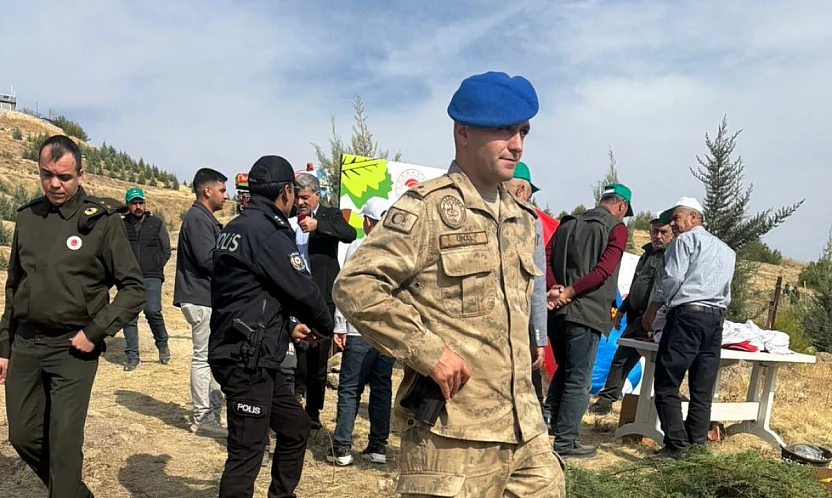 Palu'da 'Şehit Sefer Alan' anısına hatıra ormanı