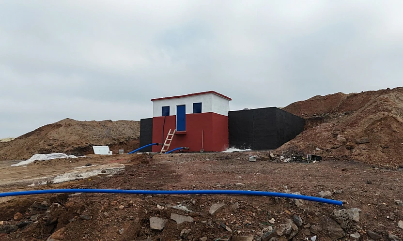 Serince Köyü'nde afet konutları içme suyu hattı tamamlandı