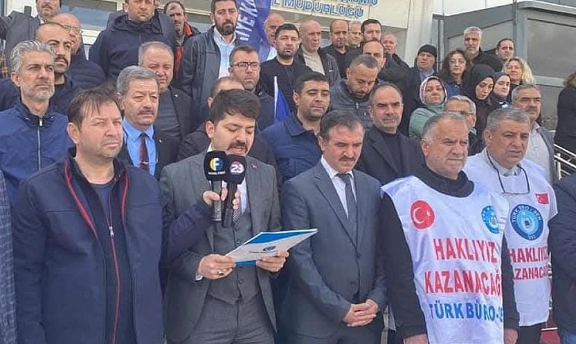 Türk Büro-Sen'den 81 ilde eş zamanlı basın açıklaması