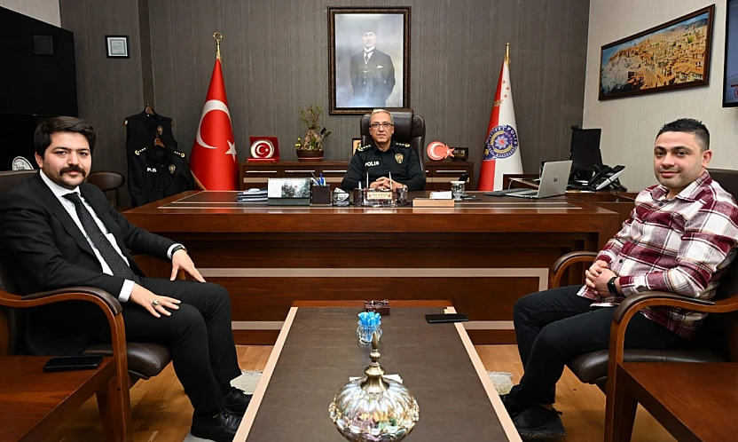 Türk Büro-Sen'den İl Emniyet Müdürü Karayel'e ziyaret