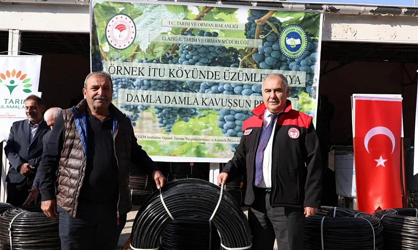 Üzümler suya damla damla kavuşsun projesi hayat buldu!