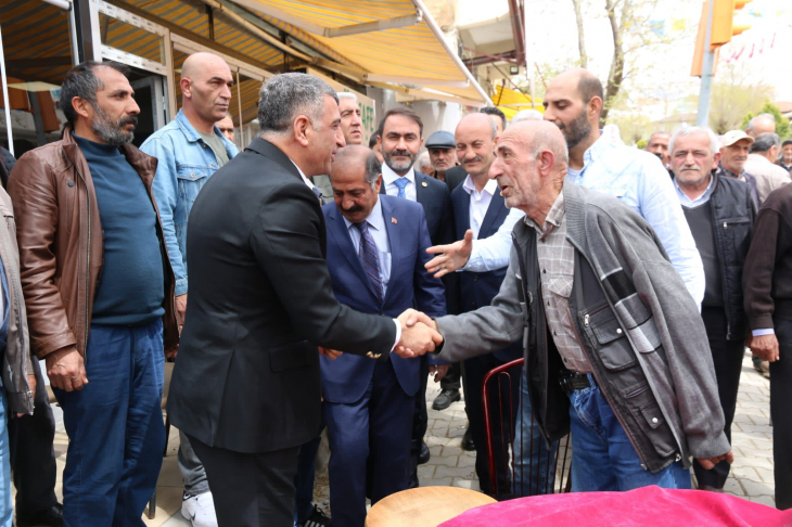 Milletvekili Gürsel Erol'a Baskil'de yoğun ilgi 