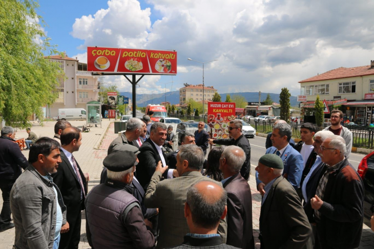 CHP'li Erol, seçim çalışmalarına devam ediyor 