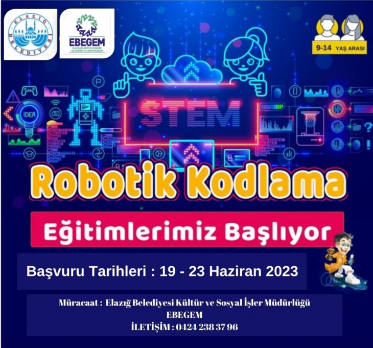 EBEGEM, temel bilgisayar ve robotik kodlama kursu açıyor 